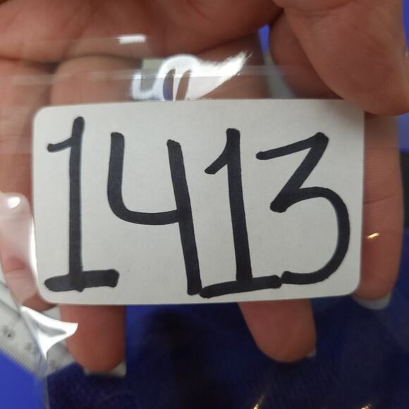 Vintage Chicago Cubs Pro Edge Polo Shirt Sz Large Harlequin Pattern Blue & Red - Picture 8 of 8